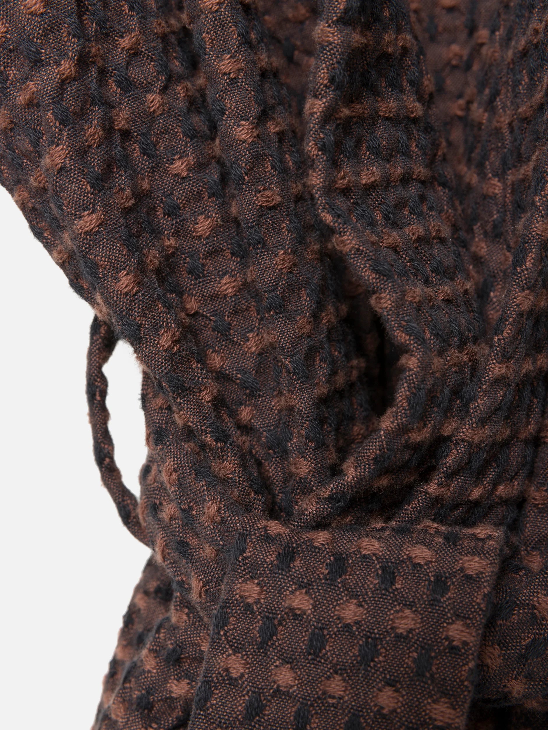 Citta Aalto Mens Robe - Midnight & Mahogany