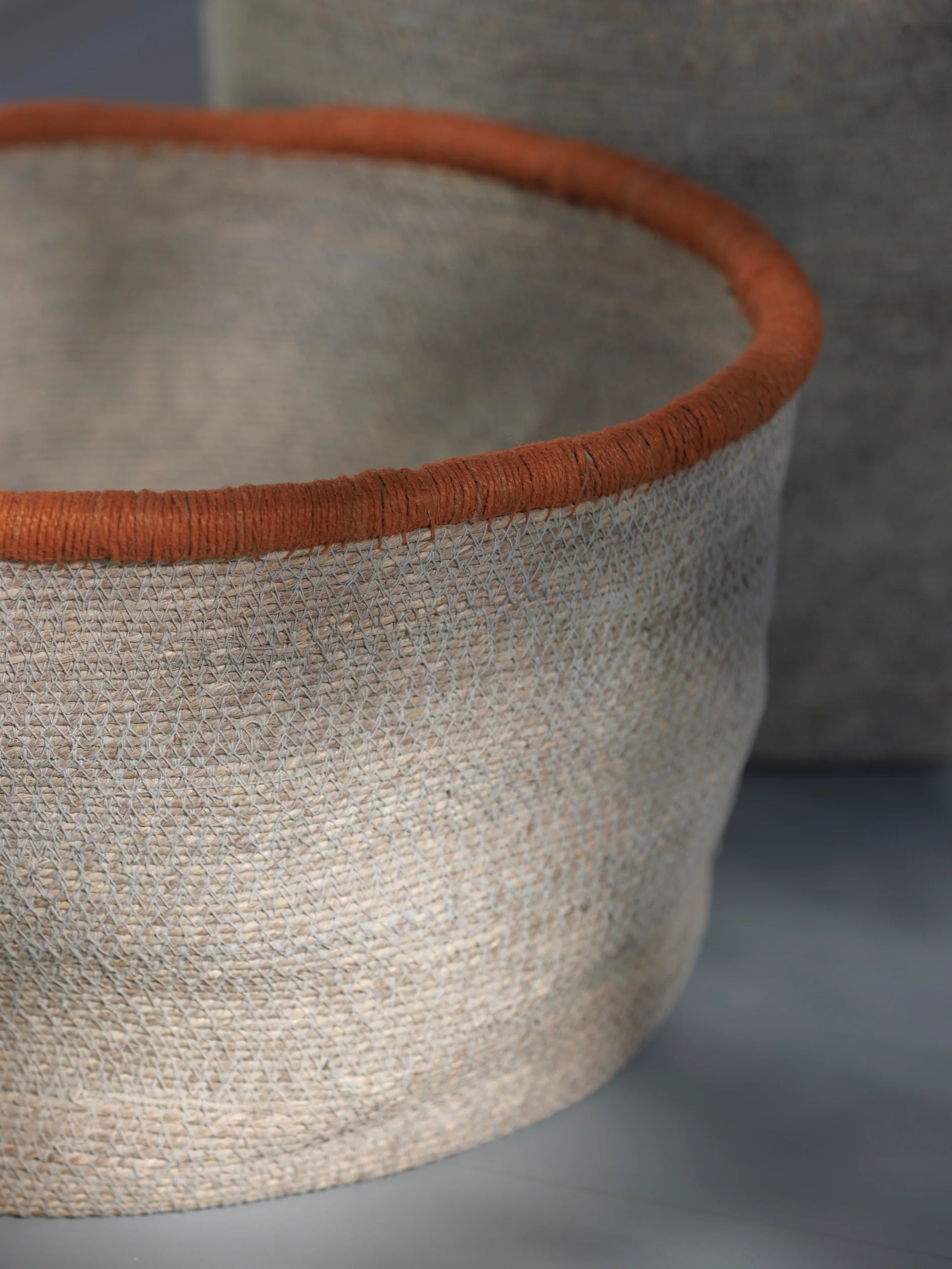 Citta Arena Storage Basket - Haze / Chestnut