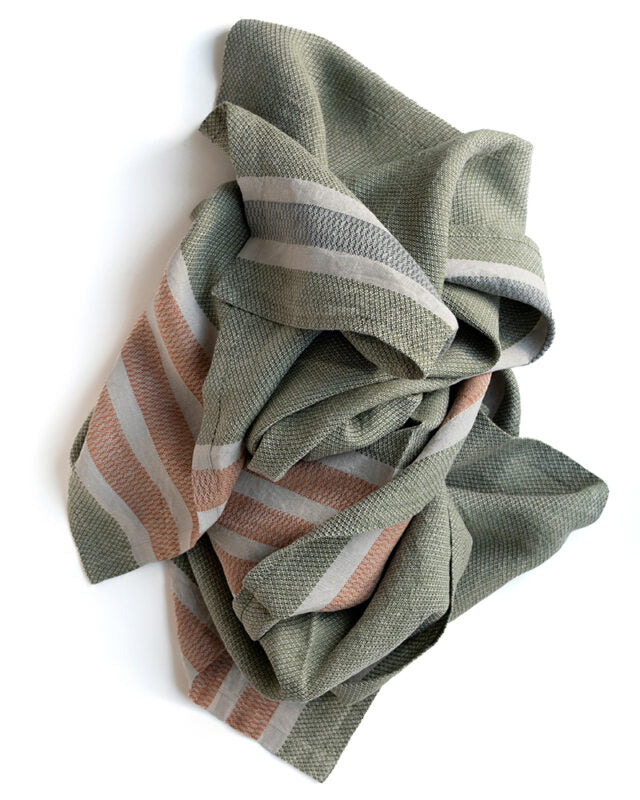 Mungo Flax Towel - Moss