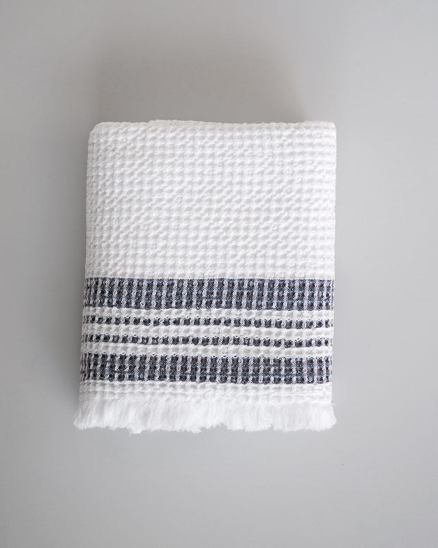 Mungo Belgian Waffle / Hand Towel - Ink