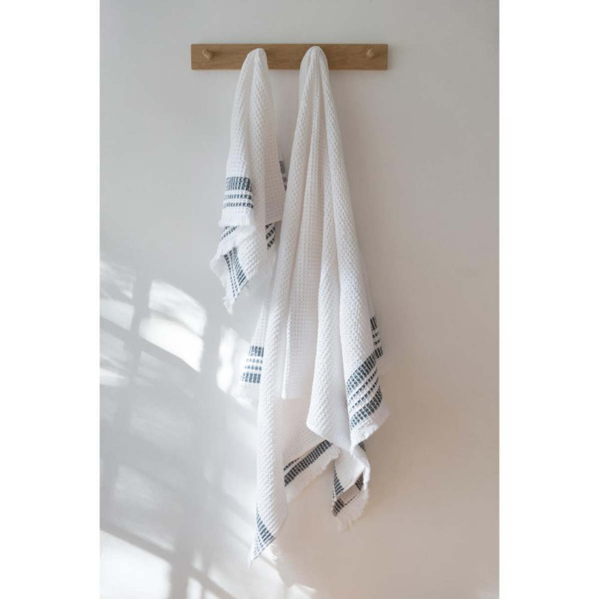 Mungo Waffle Bath Sheet - Ink