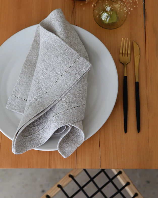 Mungo Cloverleaf Napkins - Natural