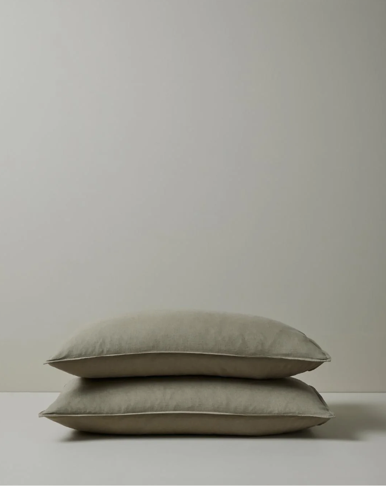 Weave Ravello Pillowcase Set - Caper