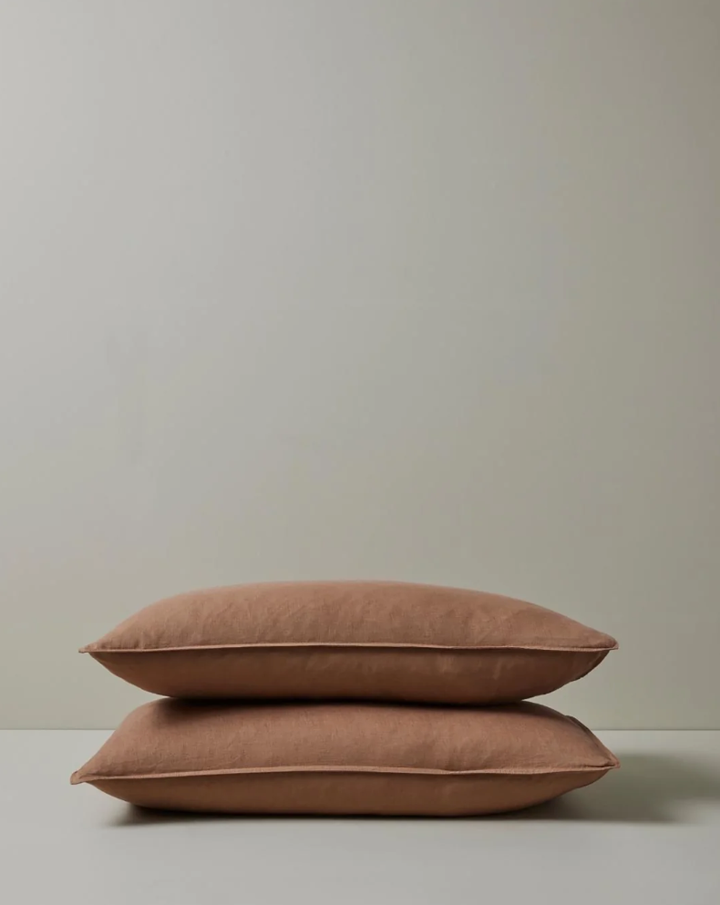 Weave Ravello Pillowcase Set - Biscuit