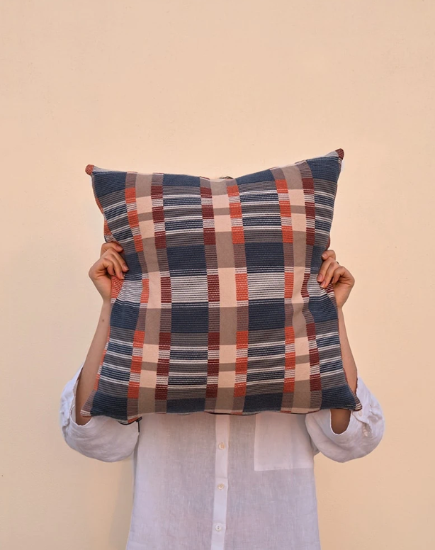 Mungo Skipping block Cushion Cover - Marbles