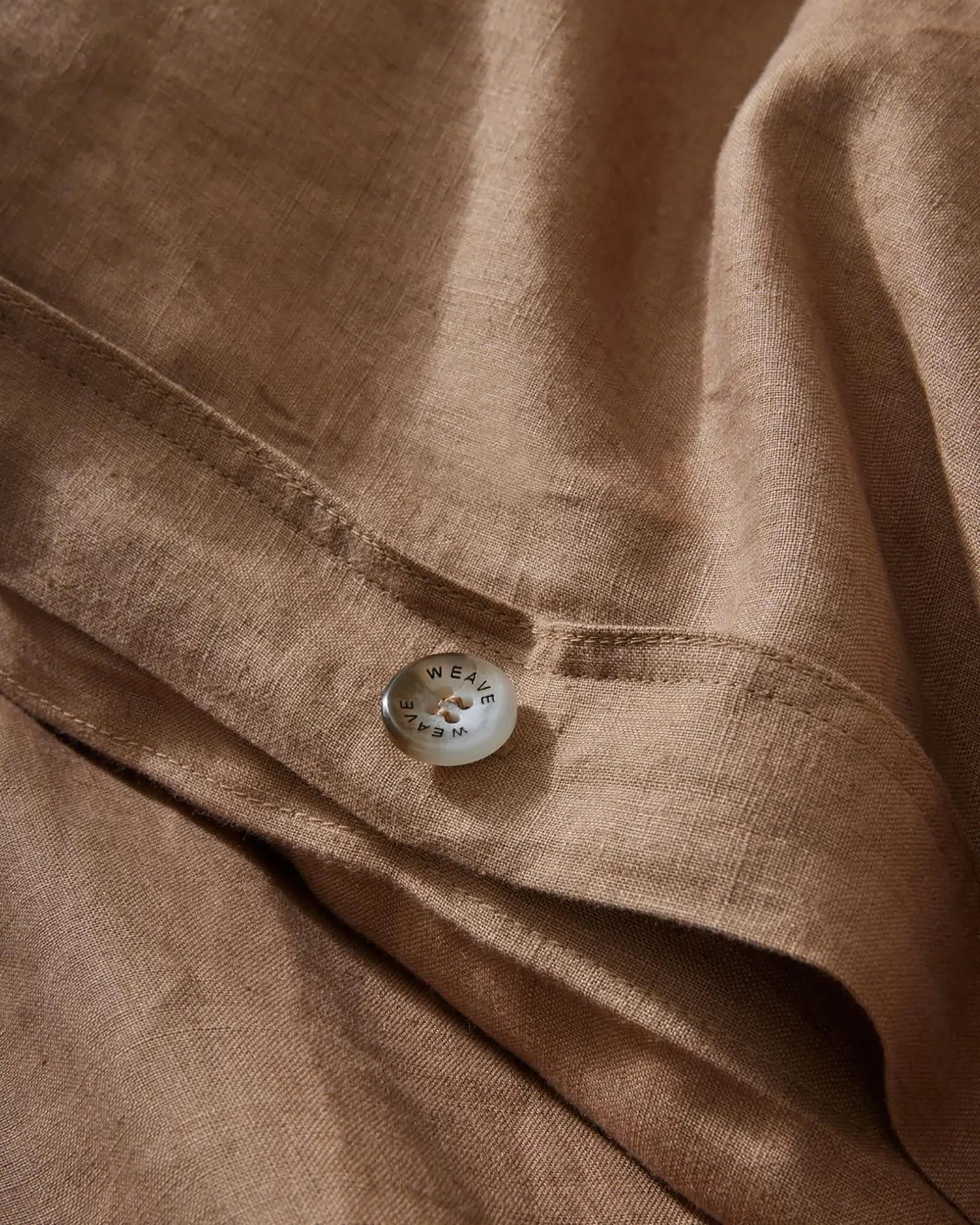 Weave Ravello Duvet Cover - Biscuit