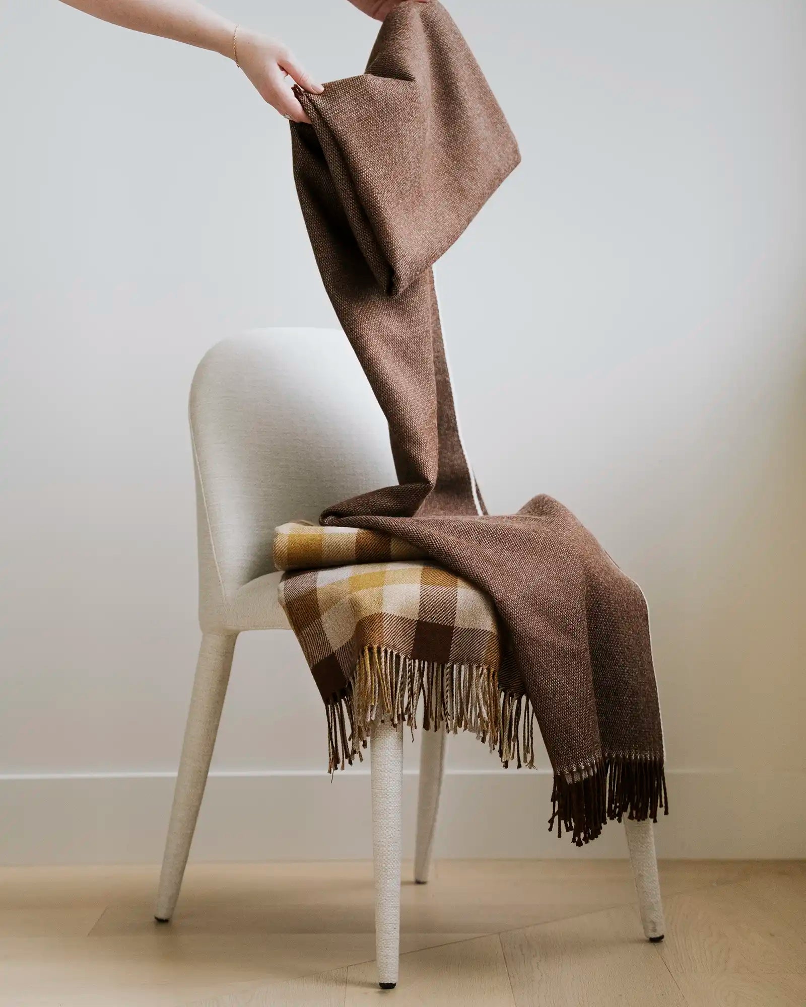 Weave - Harris Throw - Acorn