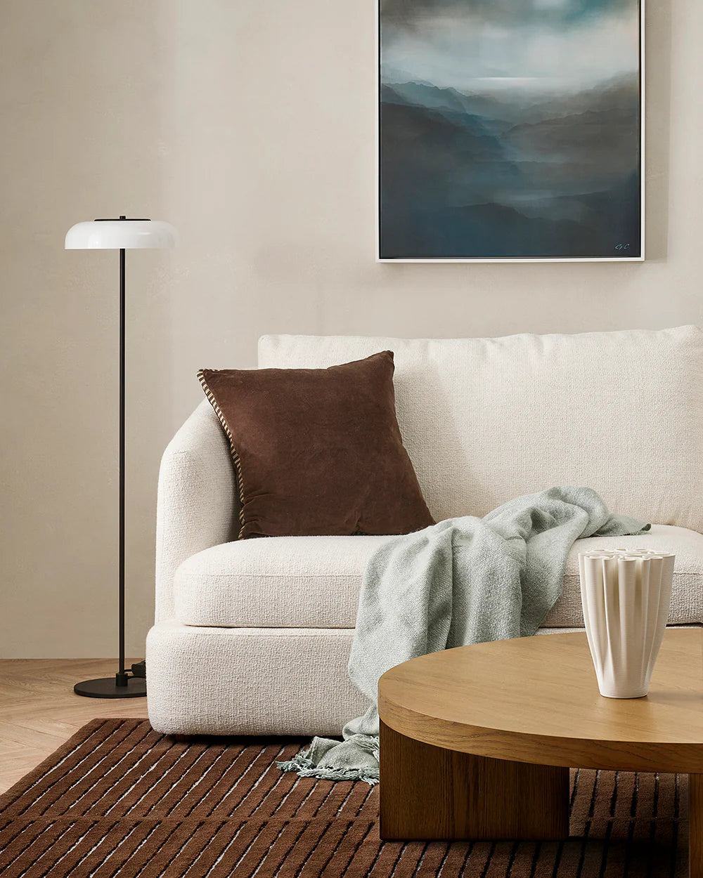 Baya Edward Cushion Cover - Chocolate