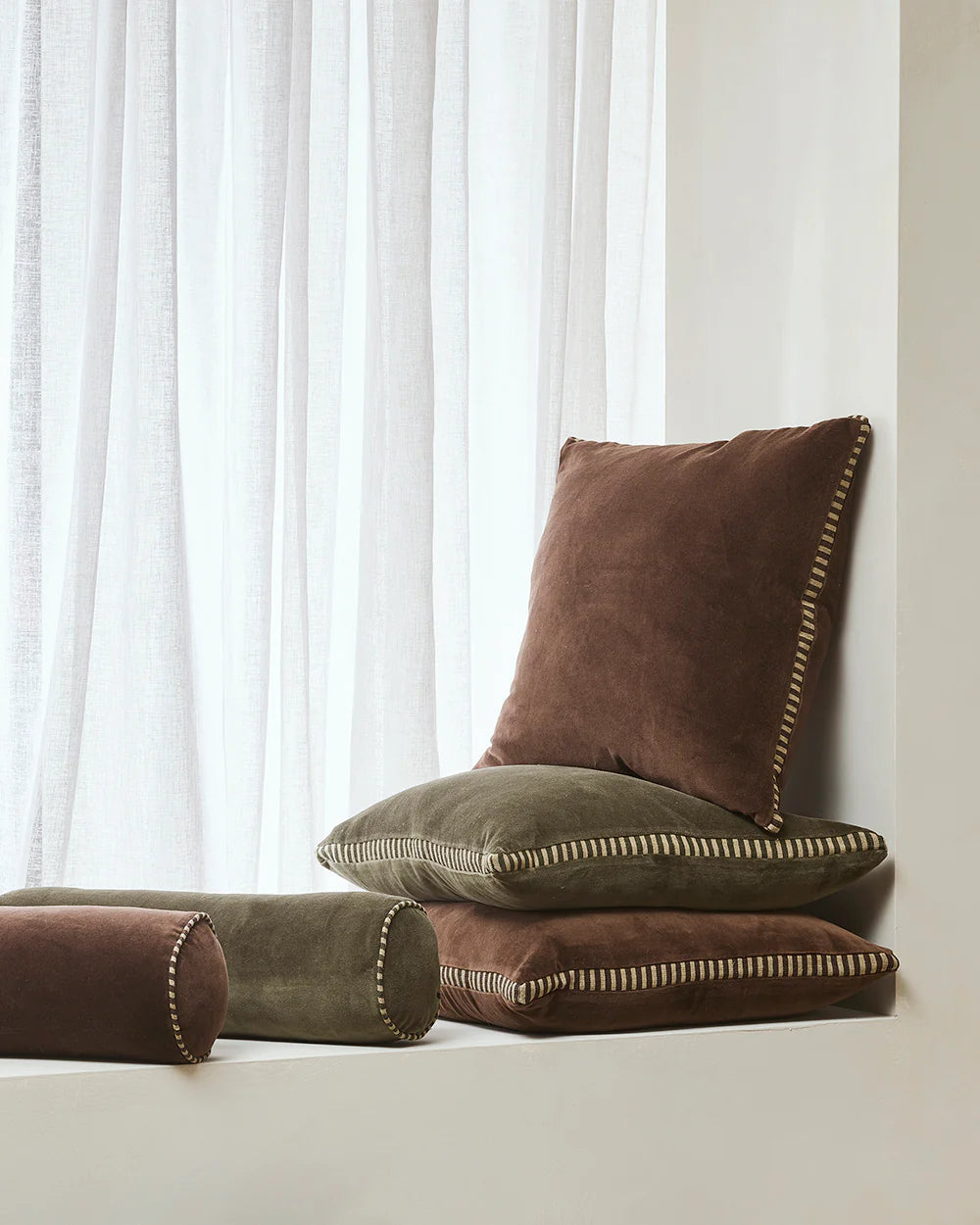 Baya Edward Cushion Cover - Thyme