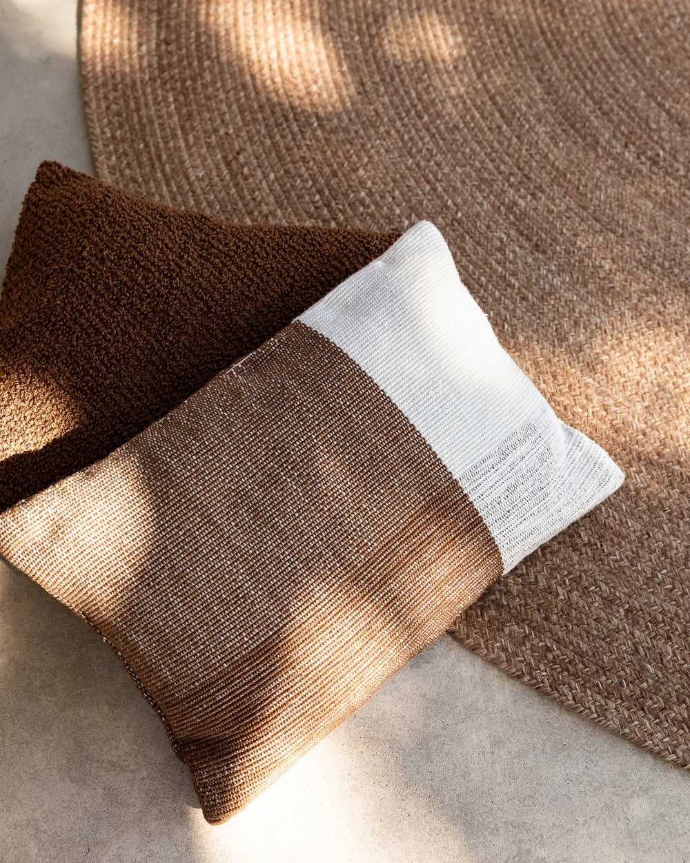 Baya Finn Outdoor Cushion Cover - Tobacco