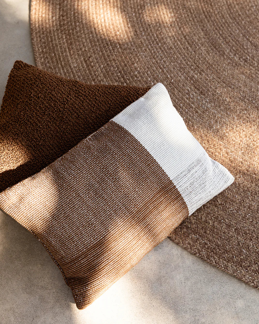 Baya Finn Outdoor Cushion Cover - Tobacco