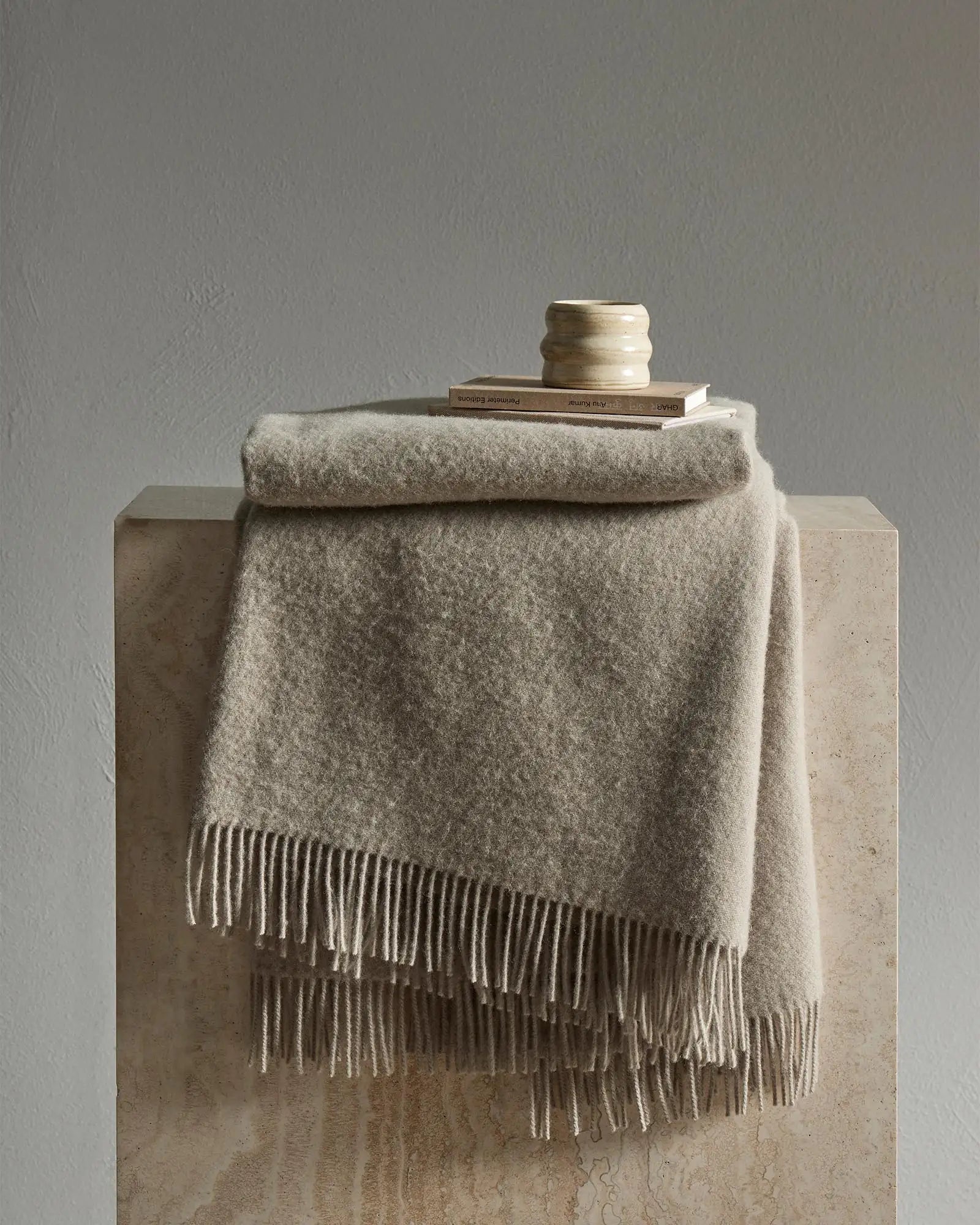 Weave - Nevis Throw - Limestone