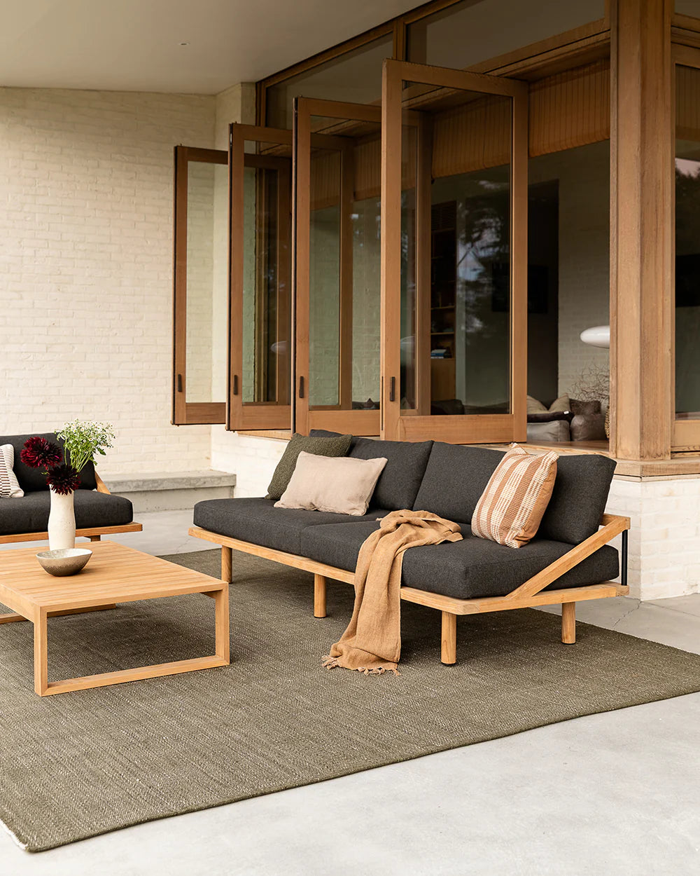 Baya Orion Outdoor Cushion Cover - Amber