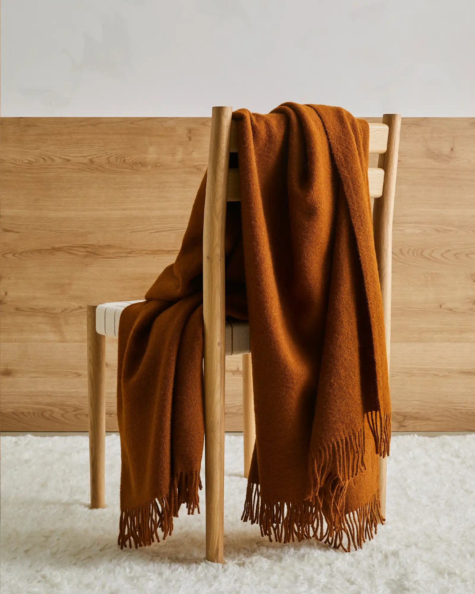 Weave Nevis Throw - Spice