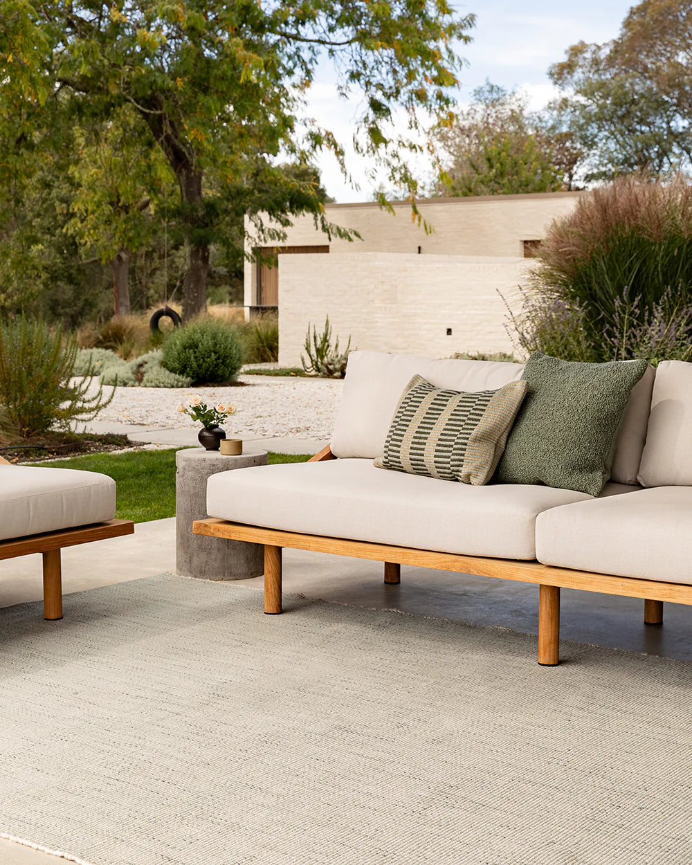 Baya Sol Outdoor Cushion Cover - Moss