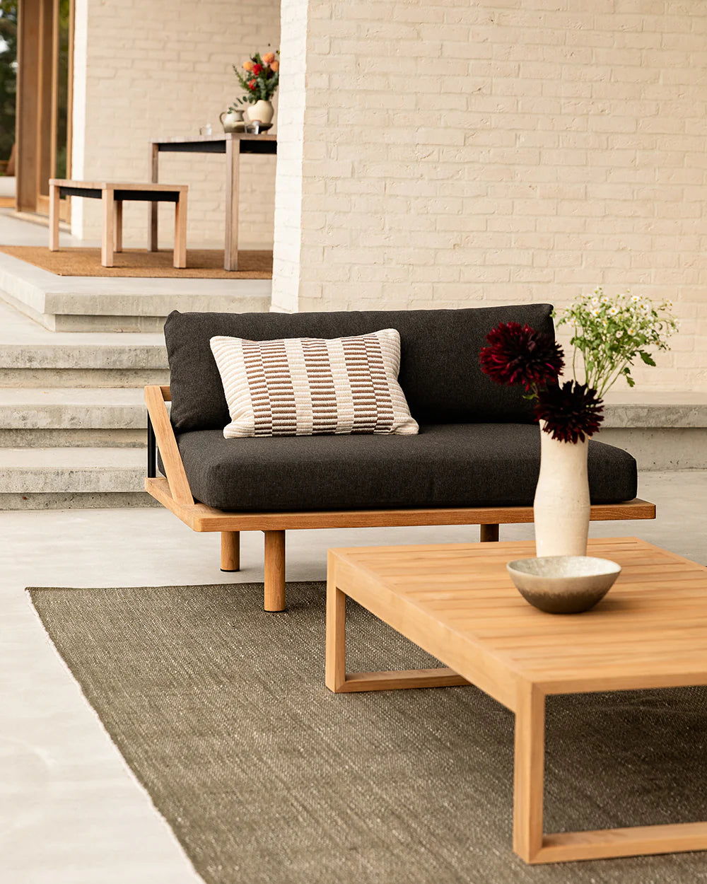 Baya Sol Outdoor Cushion Cover - Terracotta