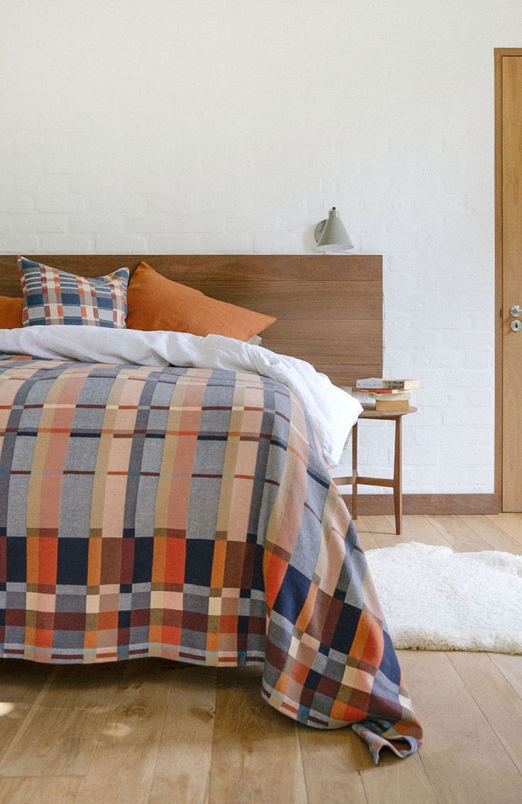 Mungo Double Cloth Cotton Bed Throw - Karoo