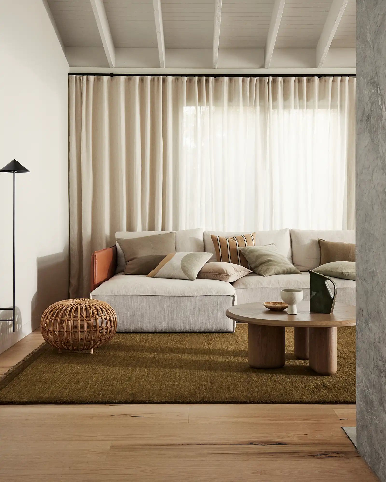 Weave Silvio Floor Rug - Oakmoss
