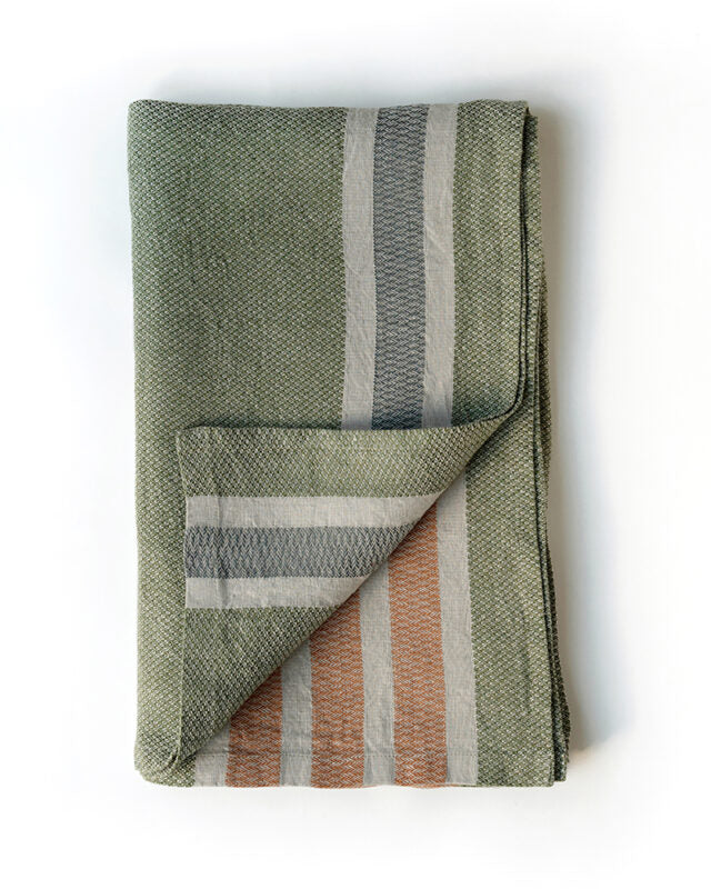 Mungo Flax Towel - Moss