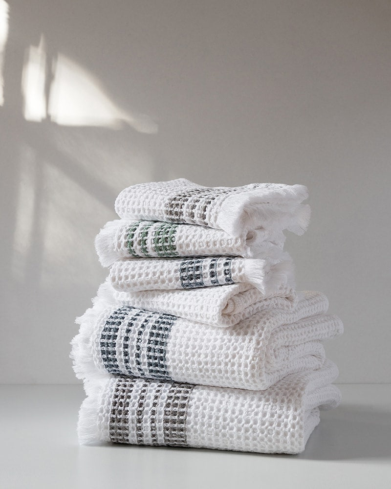 Mungo Waffle Bath Sheet - Ink
