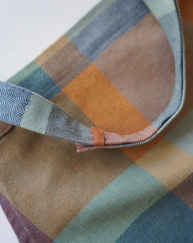 Mungo Alles Apron Herringbone - Paloma