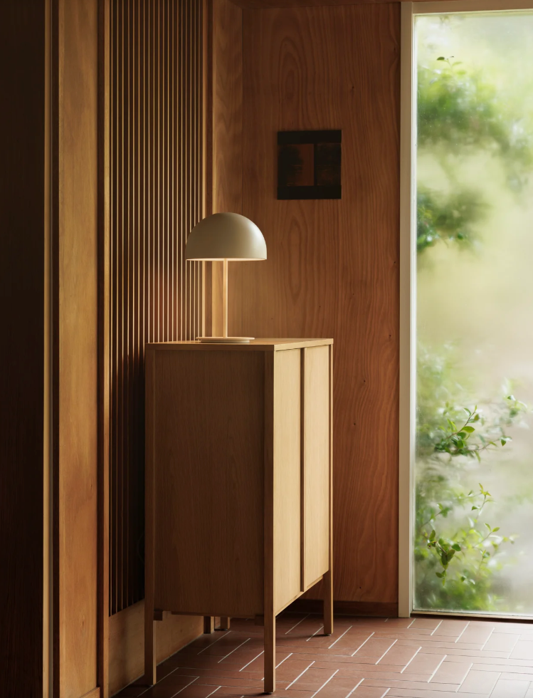 CITTA Pin Table Lamp - Bone