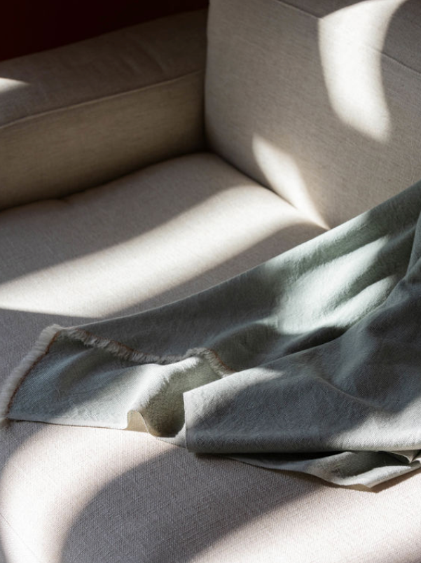 CITTA Morris Throw Cloud/Orange Peel