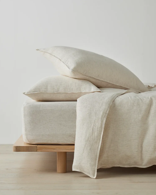 Weave Sova Quilt Cover Savanna Pinstripe