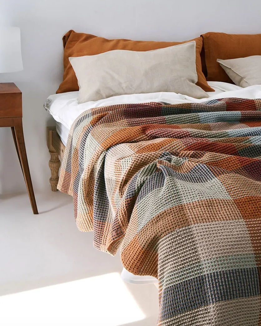Mungo Vrou-Vrou Bed Cover - Cedarwood