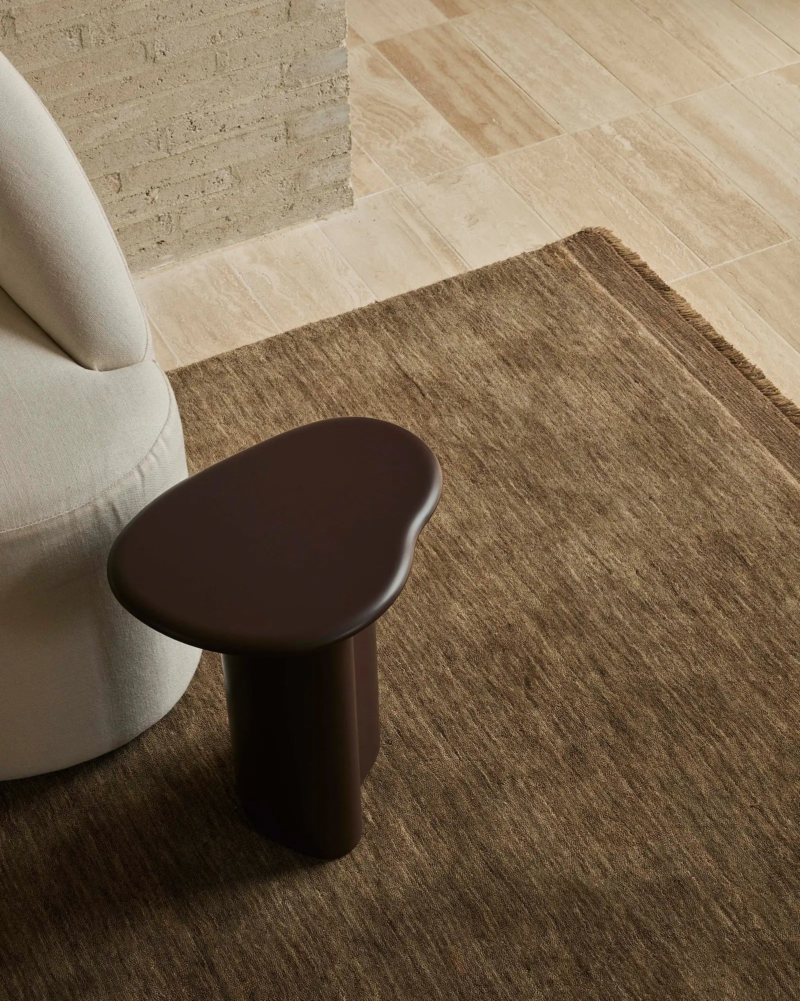Weave Silvio Floor Rug - Walnut