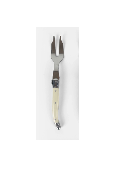 Laguiole Short Cheese Fork - Ivory