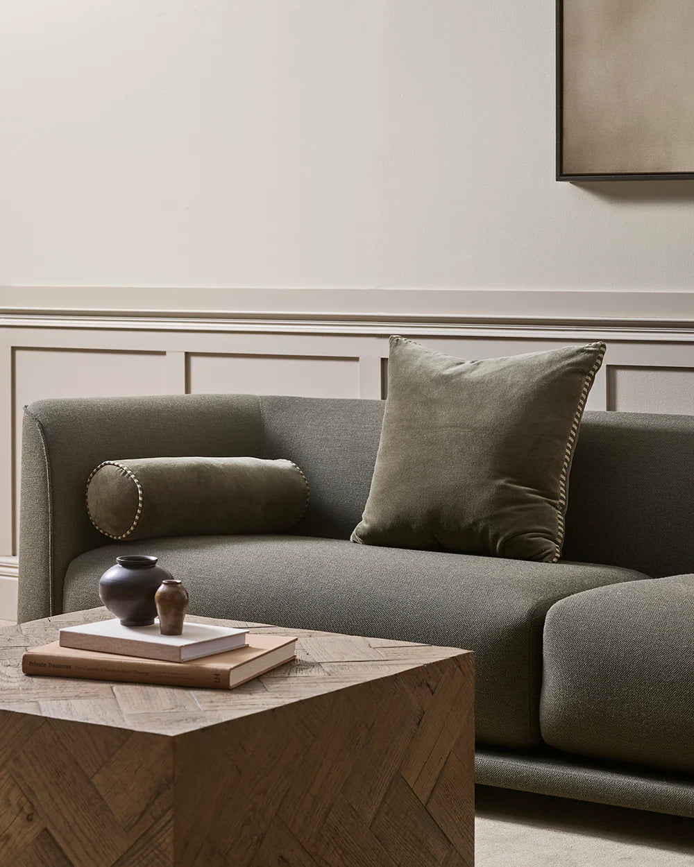 Baya Edward Cushion Cover - Thyme