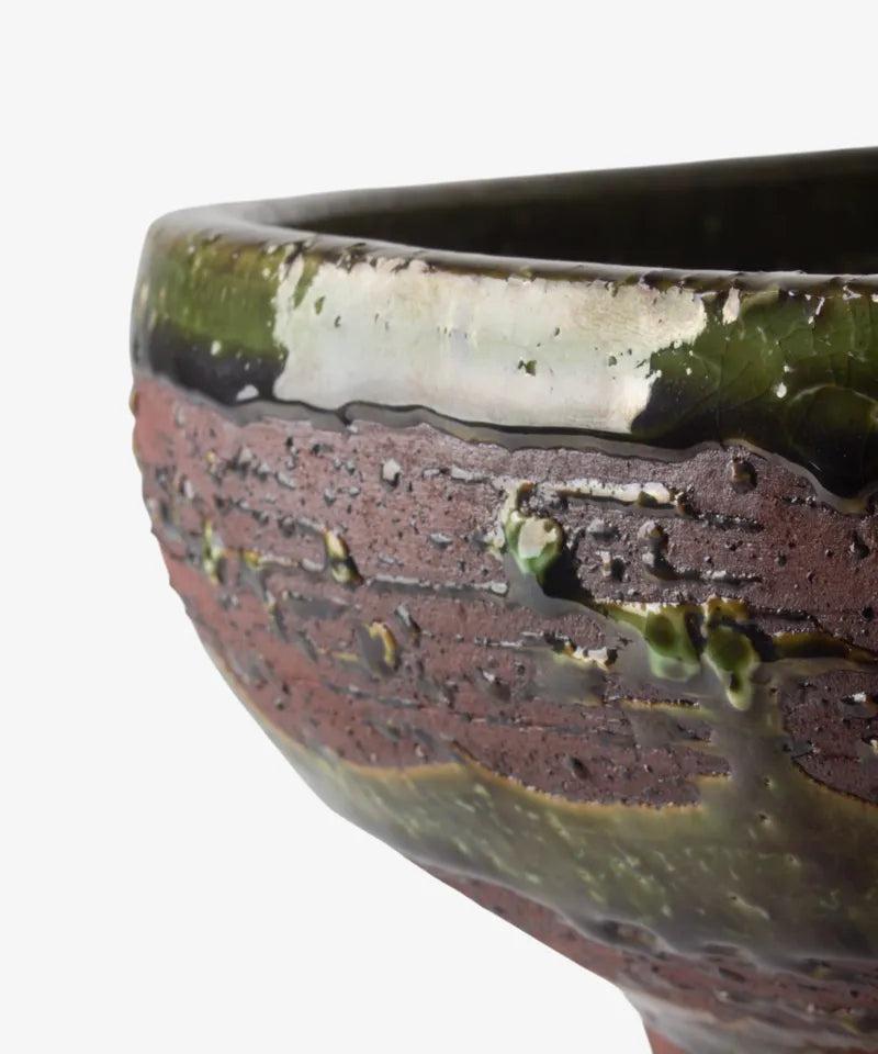 French Country Small Romano Bowl - Green