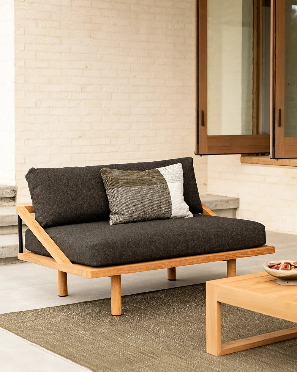 Baya Finn Outdoor Cushion Cover - Mangrove