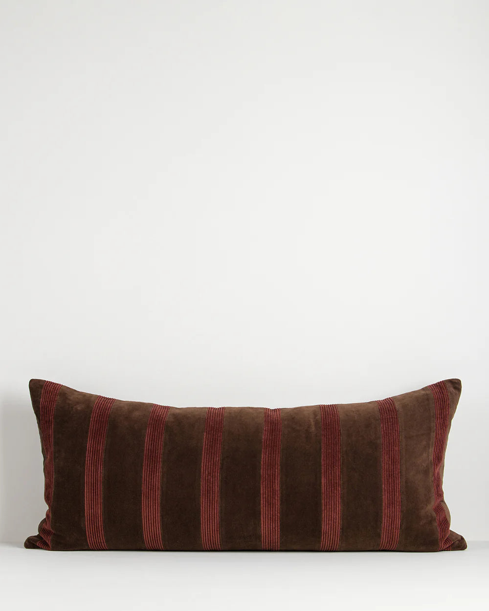 Baya Huxley Lodge Cushion - Chocolate/Cherry