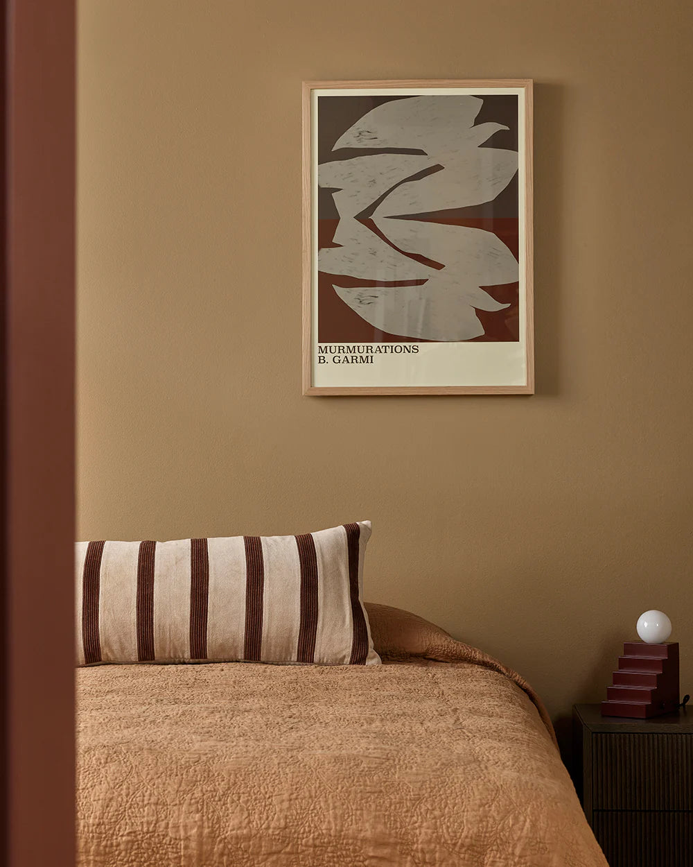 Baya Huxley Lodge Cushion - Natural/Chocolate
