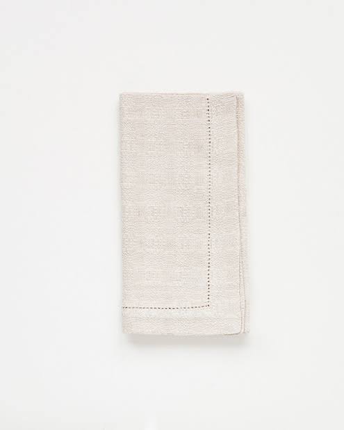 Mungo Cloverleaf Napkins - Natural