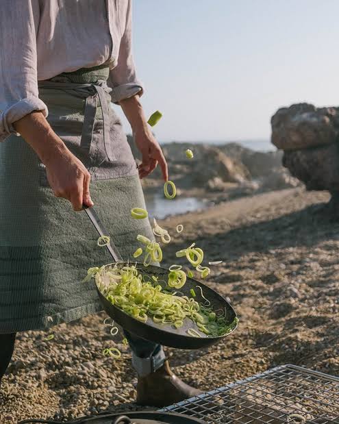 Mungo Grill Apron - Kelp