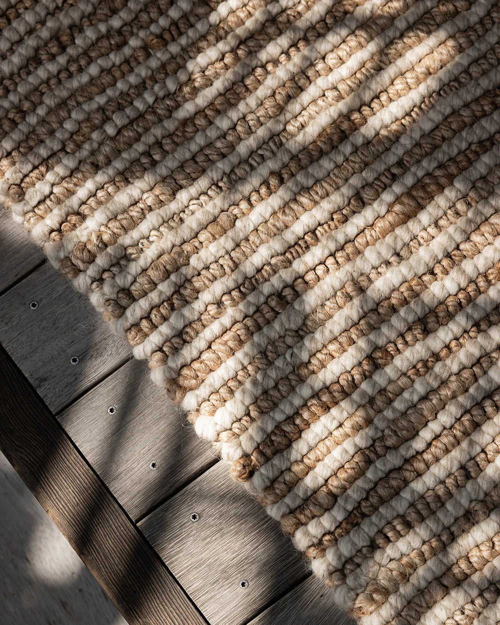Baya Lima Entrance Mat - Sand & Natural
