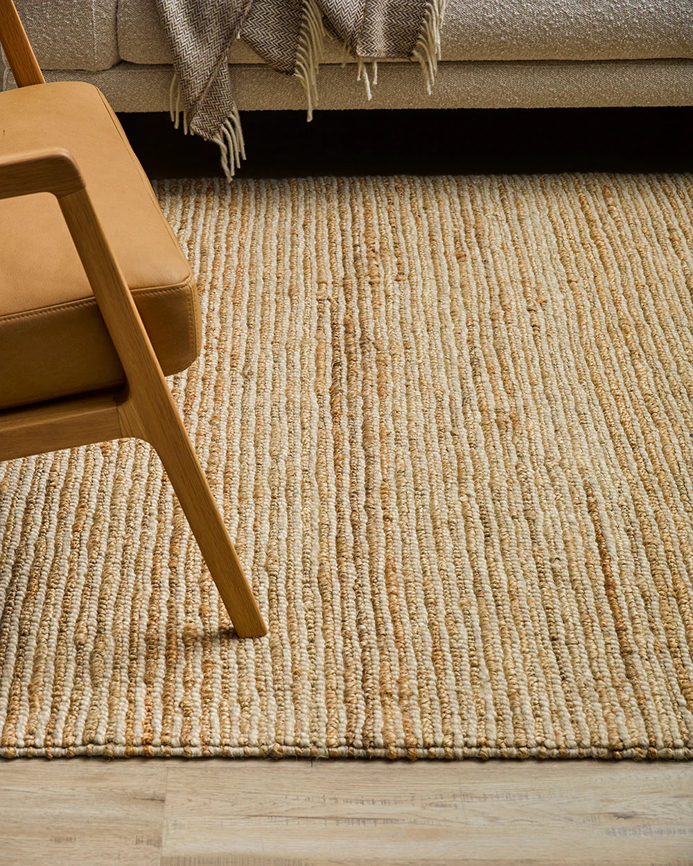 Baya Lima Floor Rug - Natural & Sand