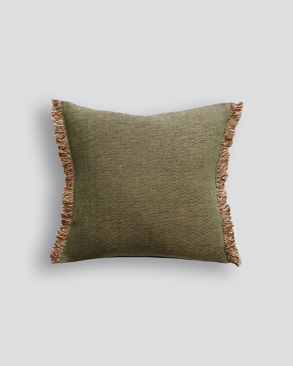 Ollo Nathan Cushion - Olive/Natural