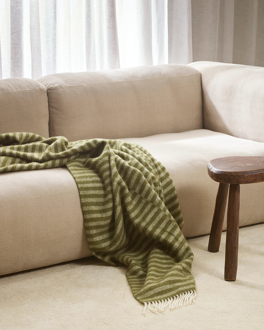Baya Noah Throw - Olive