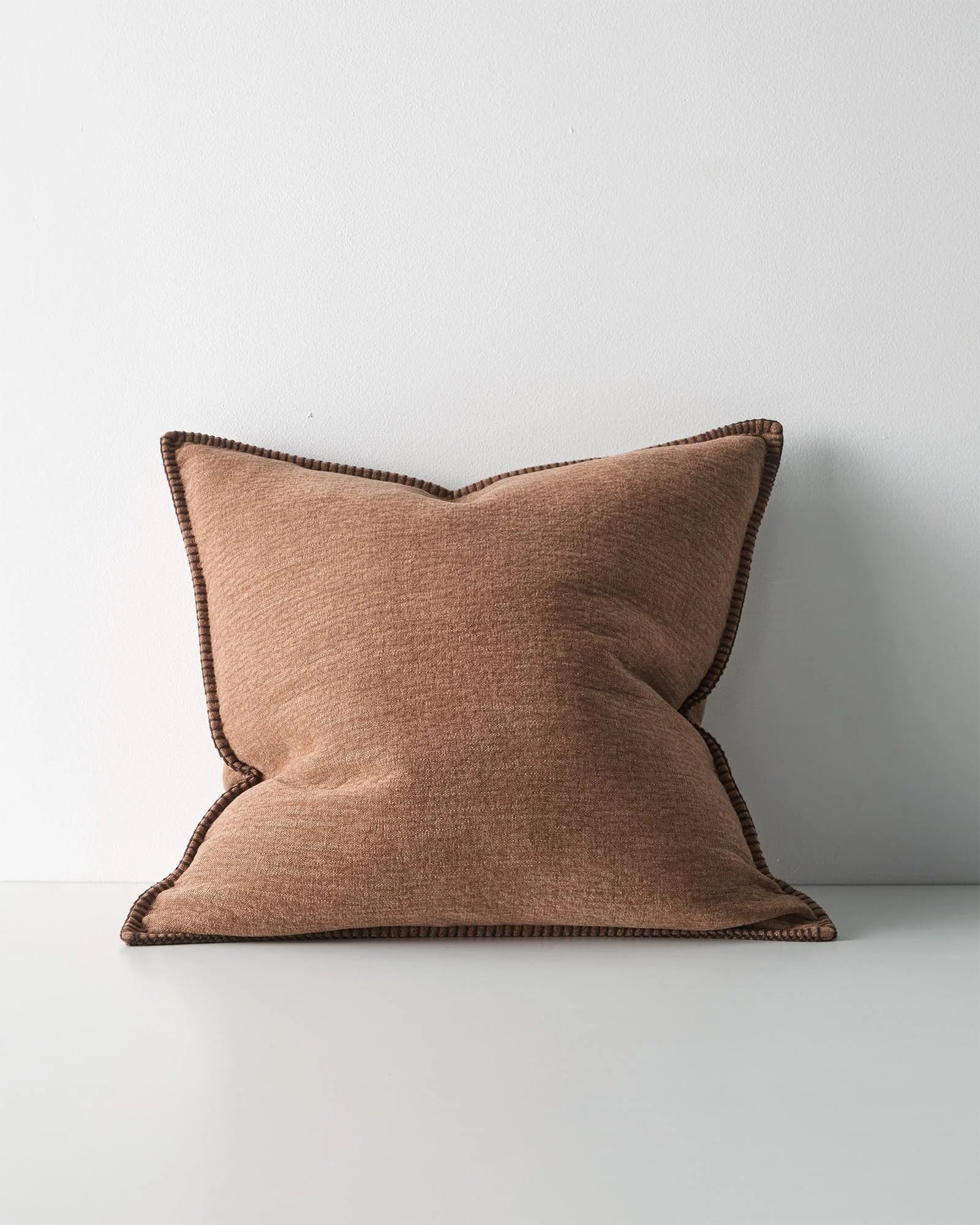 Weave Alba Cushion Cover - Rust
