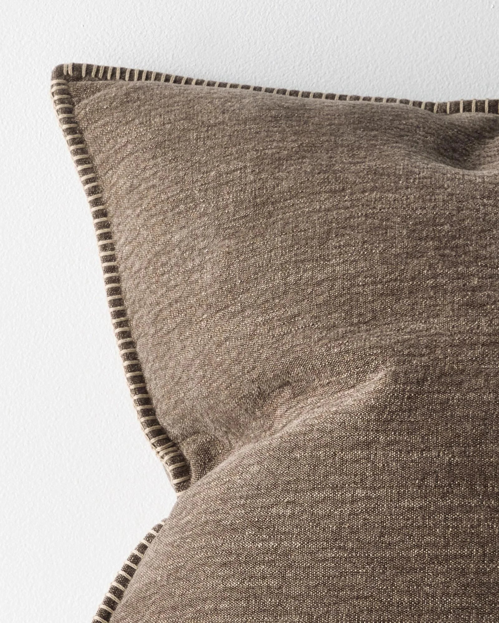 Weave Alba Cushion Cover - Bark