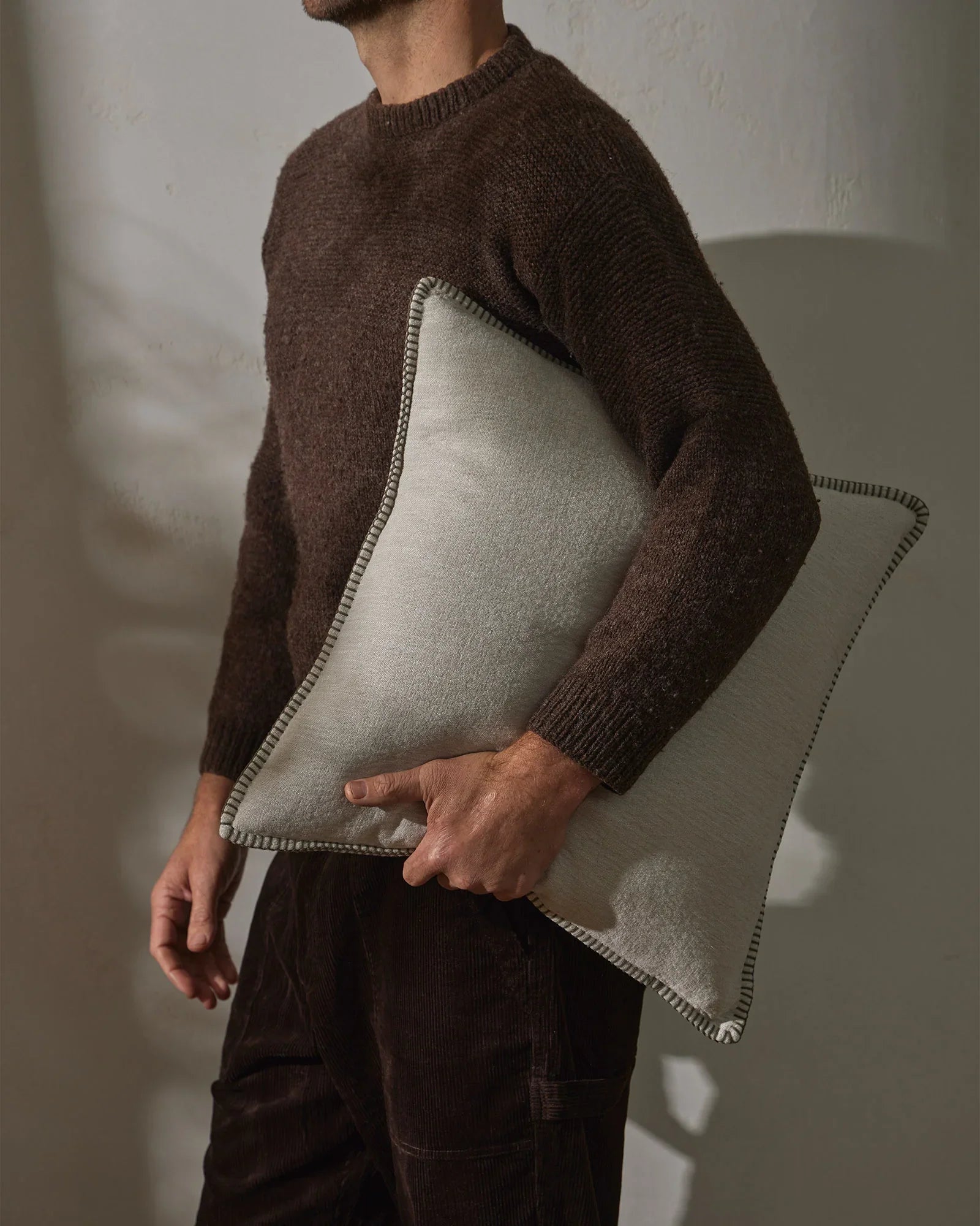 Weave Alba Cushion Cover - Bone