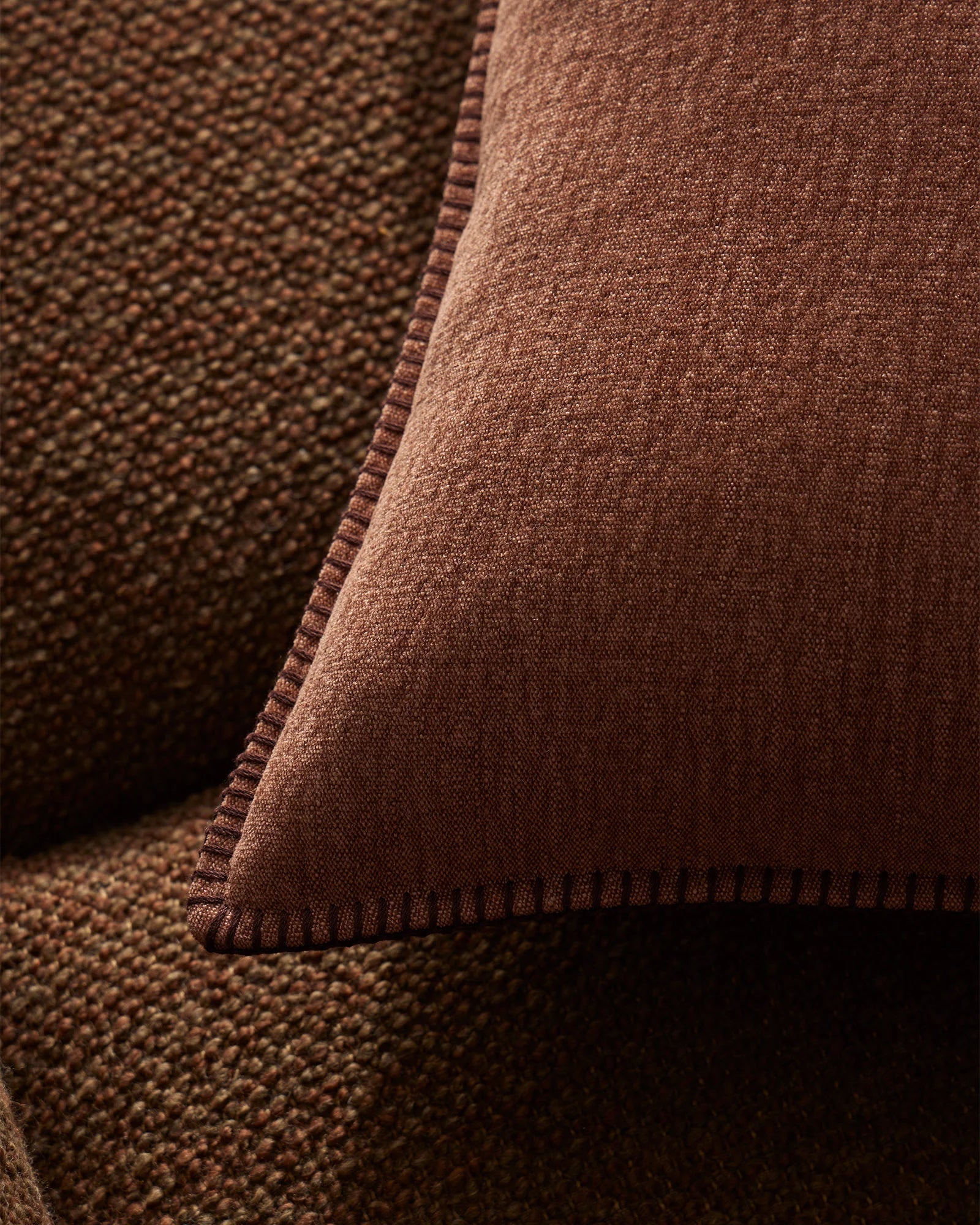 Weave Alba Cushion Cover - Rust