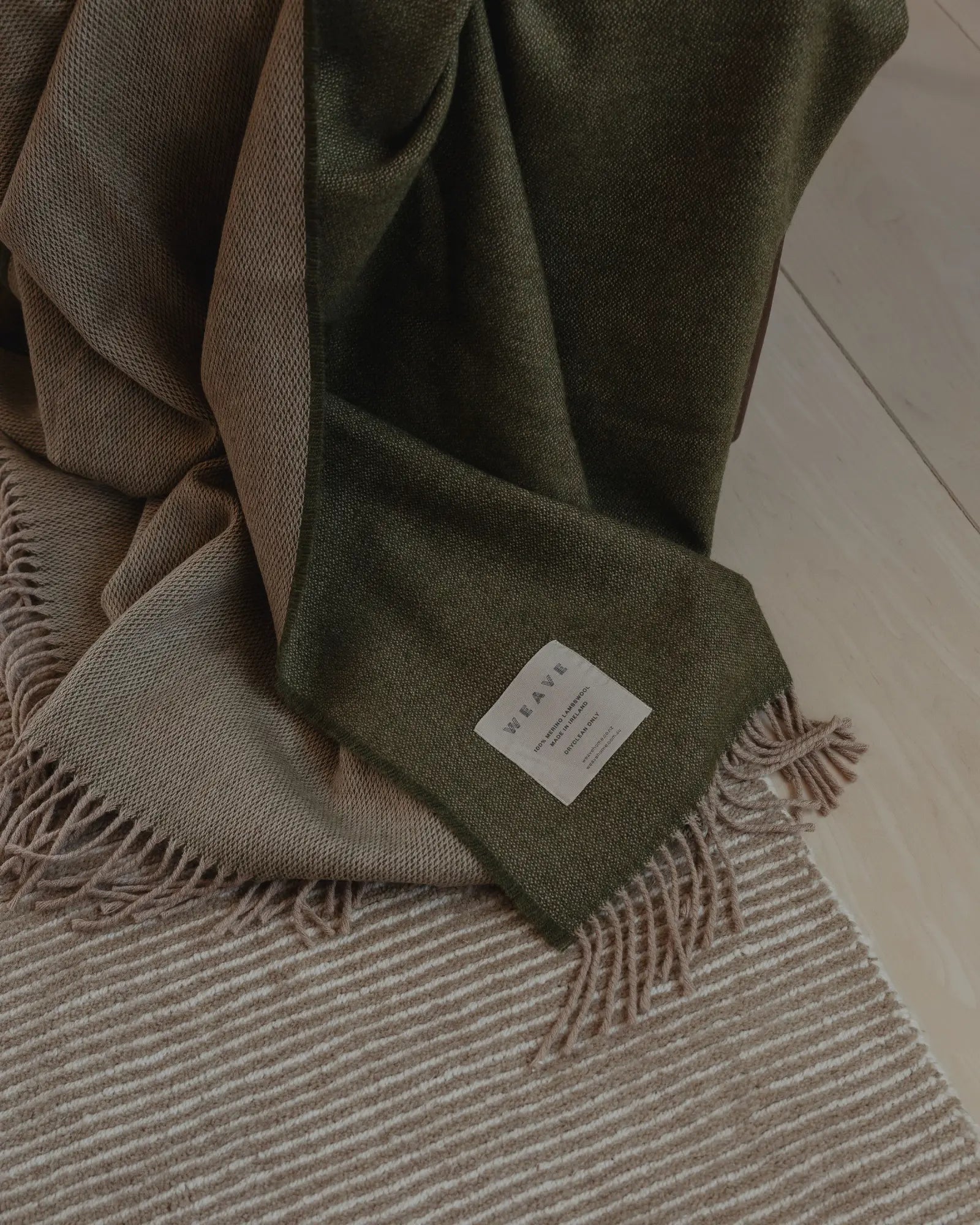 Weave Harris Throw - Moss