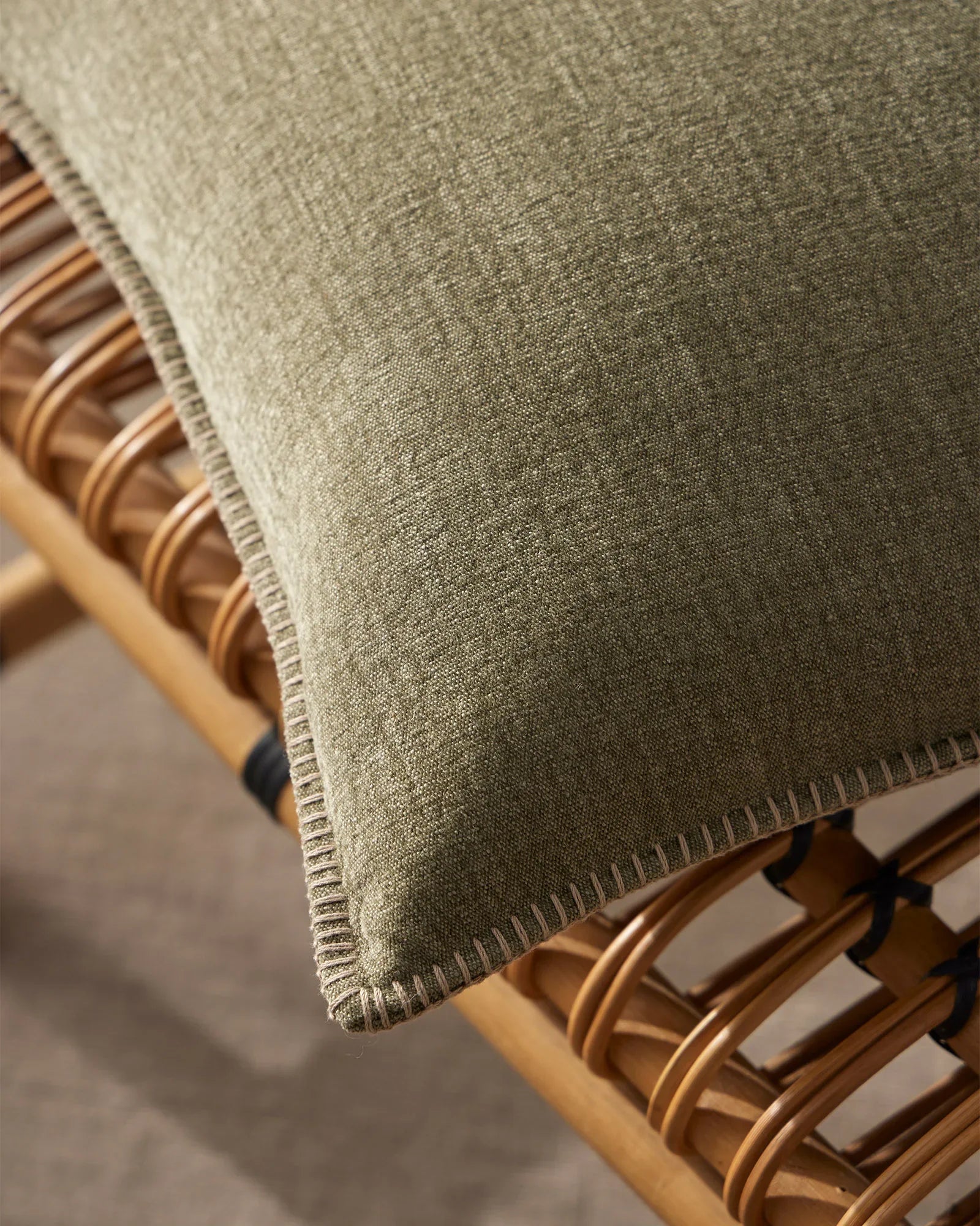 Weave Alba Cushion Cover - Moss