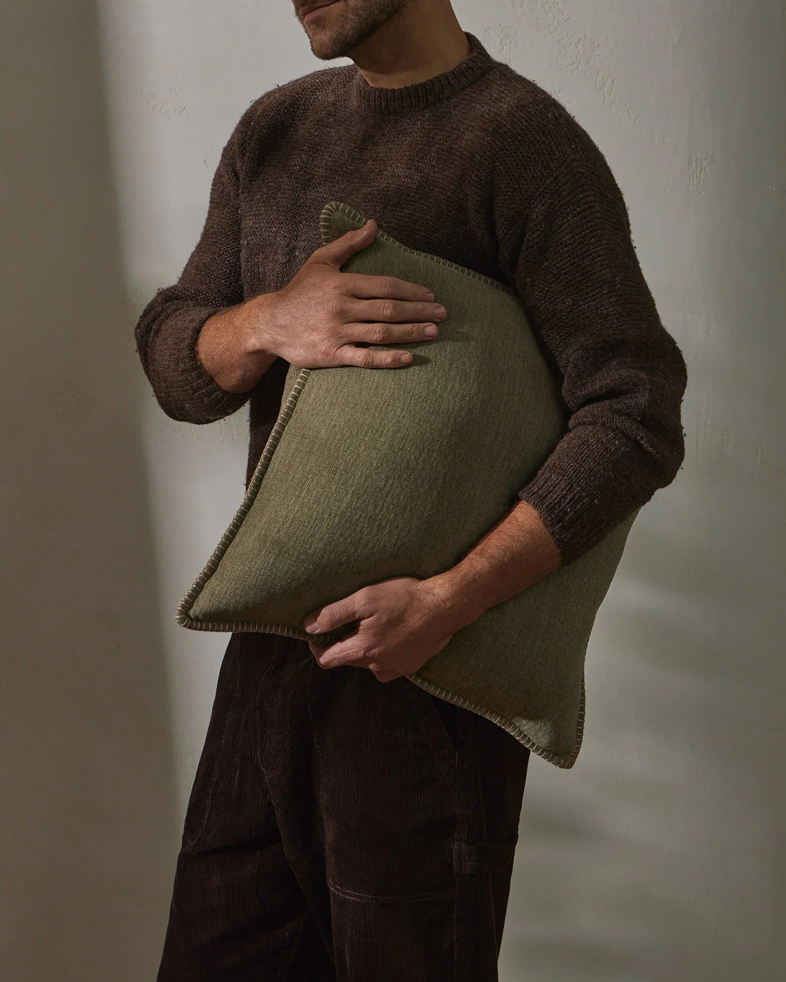 Weave Alba Cushion Cover - Moss